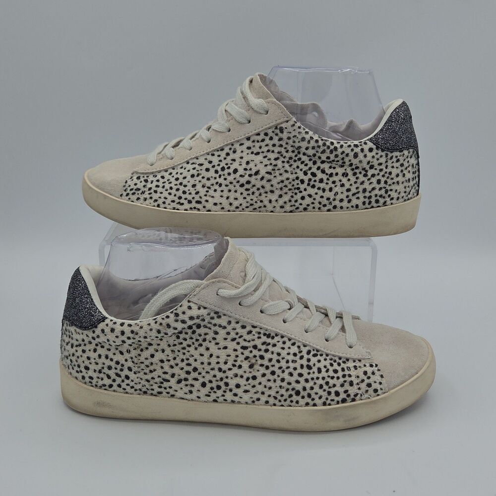 Gola Classics Nova Savanna Cheetah Sneakers Womens Size 7 Animal Print Glitter